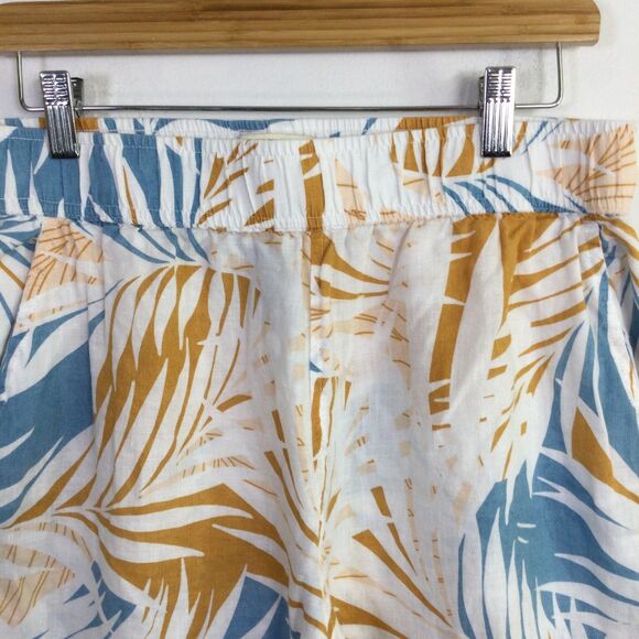 Cynthia Rowley Women's Linen Pant Wide Leg Tropical Printed Multicolor Size L - Picture 7 of 12